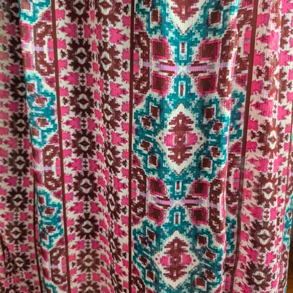 Womens Strapless Boho Dress - Picture 3 of 5